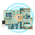 Videoportero Cámara 720P FHD Inalámbrico WiFi Timbre inteligente con timbre Cámara de seguridad Detector de movimiento PIR Charla de 2 vías